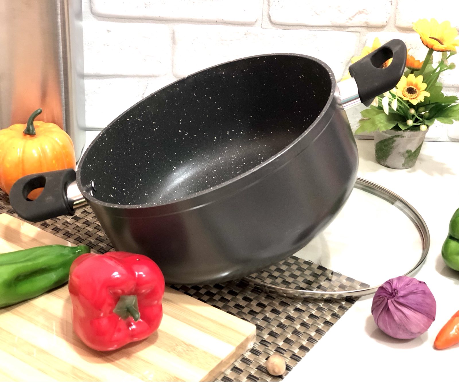 Кастрюля с керамическим покрытием A-Plus - 1733 - 2,0 л ✅ базовая цена $14.86 ✔ Опт ✔ Скидки ✔ Заходите! - Интернет-магазин ✅ Фортуна-опт ✅