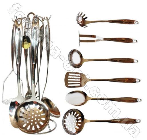 Кухонный набор из нержавеющей стали 7 пр Edenberg EB - 3604 ✅ базовая цена $21.03 ✔ Опт ✔ Скидки ✔ Заходите! - Интернет-магазин ✅ Фортуна-опт ✅