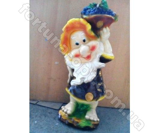 Гном с виноградом ➜ Оптом и в розницу ✅ актуальная цена -Интернет магазин ✅ Фортуна ✅