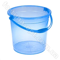 Ведро пластиковое 12 л без крышки прозрачное - 0758 ✅базовая цена 49.25 грн. ✔ Опт ✔ Скидки ✔ Заходите! - Интернет-магазин ✅ Фортуна-опт ✅