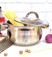 Кастрюля из нержавеющей стали Edenberg EB - 3724 - 2,9 л ✅ базовая цена $12.59 ✔ Опт ✔ Акции ✔ Заходите! - Интернет-магазин Fortuna-opt.com.ua.