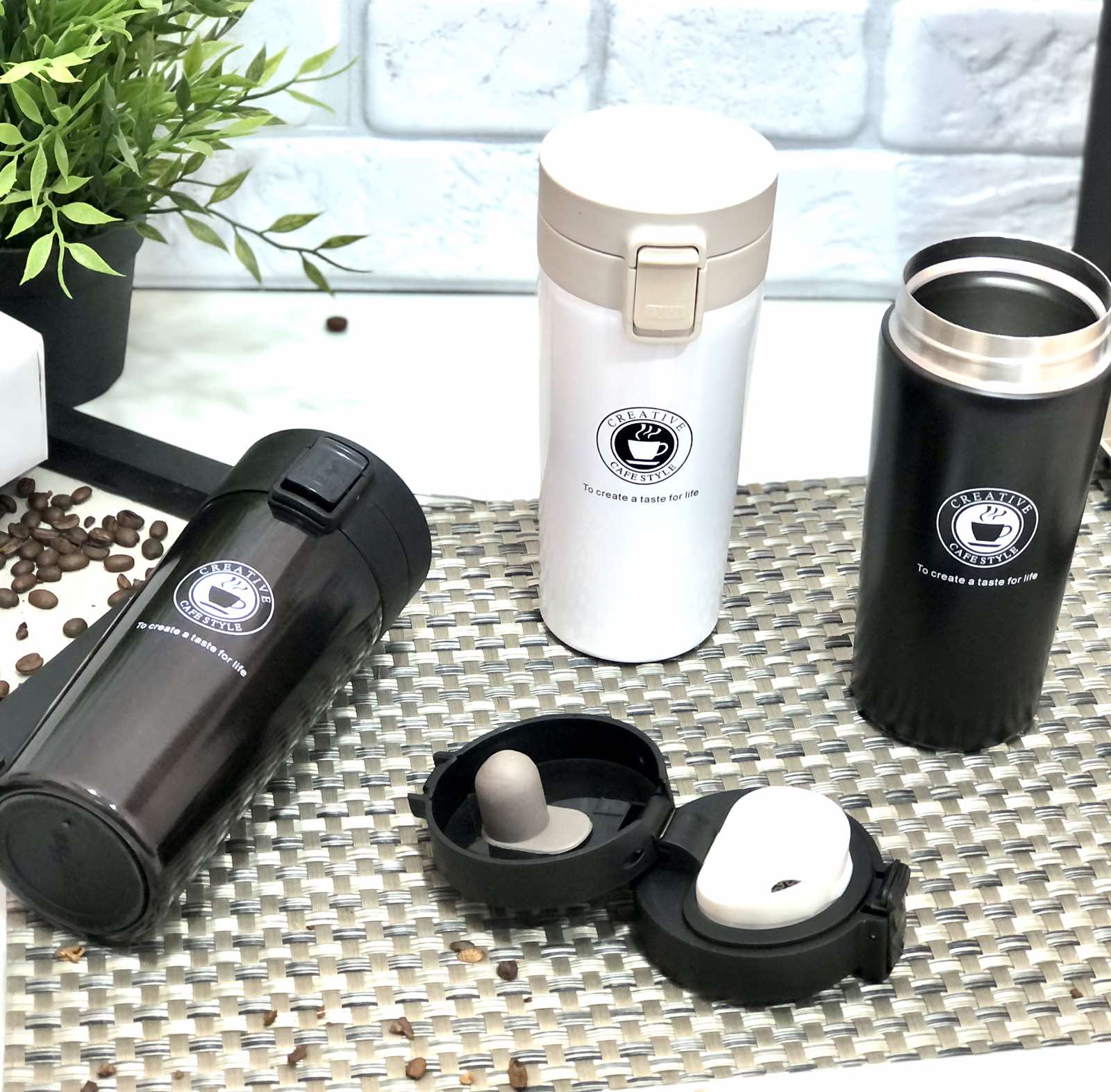 Термокружка 400мл "Сreative" 83445 Stenson ➜ фото ➜ розн цена $6 - Интернет-магазин ✅ Fortuna-opt.com.ua. ✅