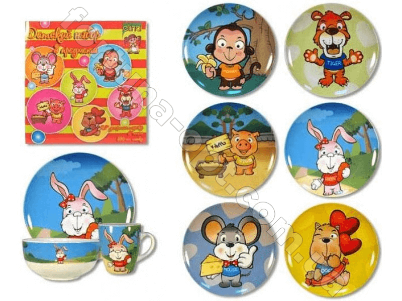 Детский набор 3 предмета Elina EL-4106 ➜ Оптом и в розницу ✅ актуальная цена - Интернет магазин ✅ Фортуна ✅