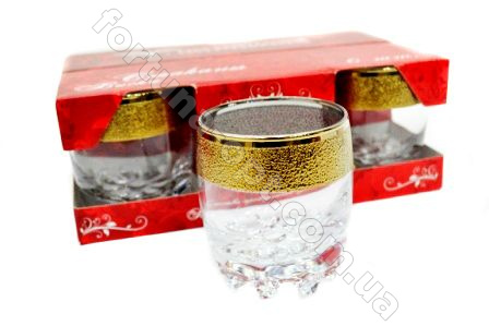 Набор стаканов для виски Золотой карат KAV 22-415 305 мл ➜ Оптом и в розницу ✅ актуальная цена -Интернет магазин ✅  Фортуна ✅