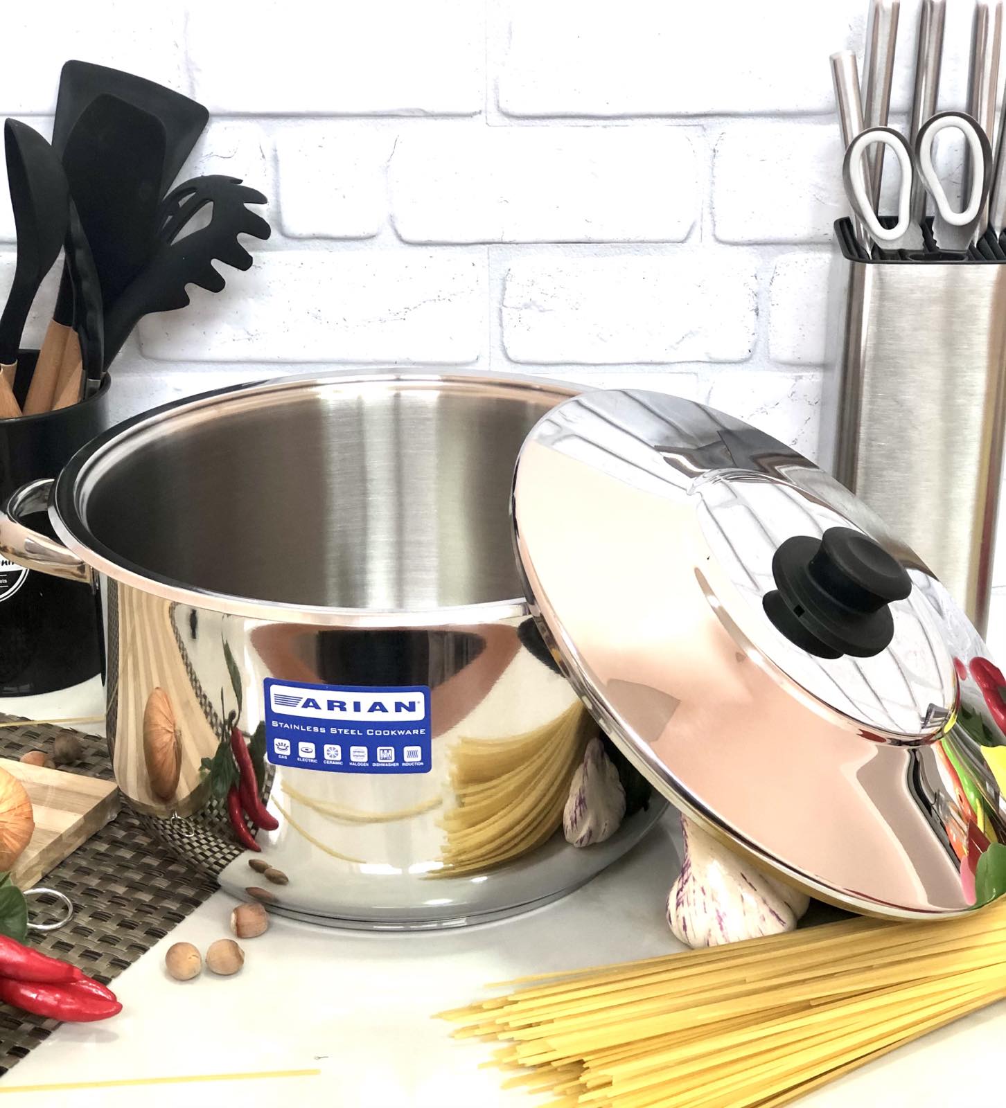 Кастрюля из нержавеющей стали Home Perfect - 2313 - 10,5 л ✅ базовая цена 564.77 грн. ✔ Опт ✔ Скидки ✔ Заходите! - Интернет-магазин ✅ Фортуна-опт ✅