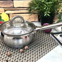 Ковш нержавеющий 1л Benson 224 ✅ базовая цена $8.58 ✔ Опт ✔ Акции ✔ Заходите! - Интернет-магазин Fortuna-opt.com.ua.