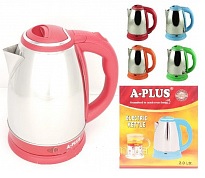 Чайник электрический нержавеющий 2 л 2000 Вт A-Plus - 2135 ✅ базовая цена $8.29 ✔ Опт ✔ Скидки ✔ Заходите! - Интернет-магазин ✅ Фортуна-опт ✅