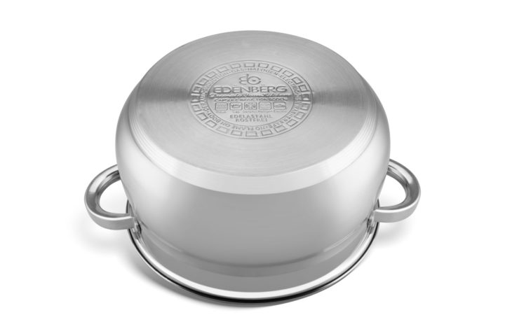 Набор нержавеющих кастрюль яблочной формы 6шт/набор Edenberg EB - 4065➜ Опт и розница ✅ актуальная цена -Интернет магазин ✅ Фортуна ✅