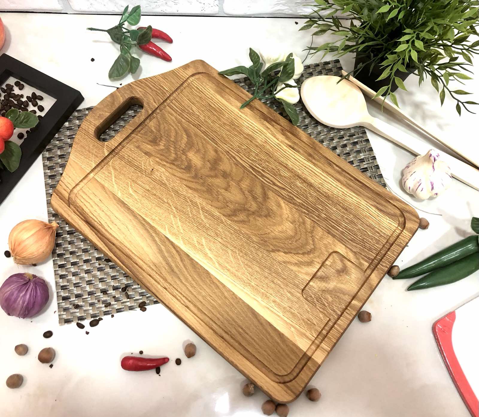 Доска разделочная Ясень домик с вырезом 25*35см 2535дсв ✅ базовая цена 190.56 грн. ✔ Опт ✔ Скидки ✔ Заходите! - Интернет-магазин ✅ Фортуна-опт ✅