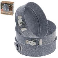 Набор разъемных форм с мраморным покрытием (18/20/22 см) Stenson - 3777 ➜ Оптом и в розницу ✅ актуальная цена -Интернет магазин ✅ Фортуна ✅