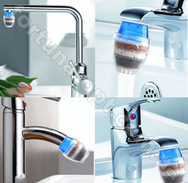 Кокосовый-Фильтр насадка на кран  000127 ✅ базовая цена $1.09 ✔ Опт ✔ Скидки ✔ Заходите! - Интернет-магазин ✅ Фортуна-опт ✅