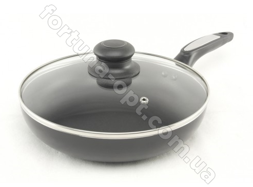 Сковорода с крышкой A-PLUS 28 см (1104) ✅ базовая цена $8.24 ✔ Опт ✔ Акции ✔ Заходите! - Интернет-магазин Fortuna-opt.com.ua.