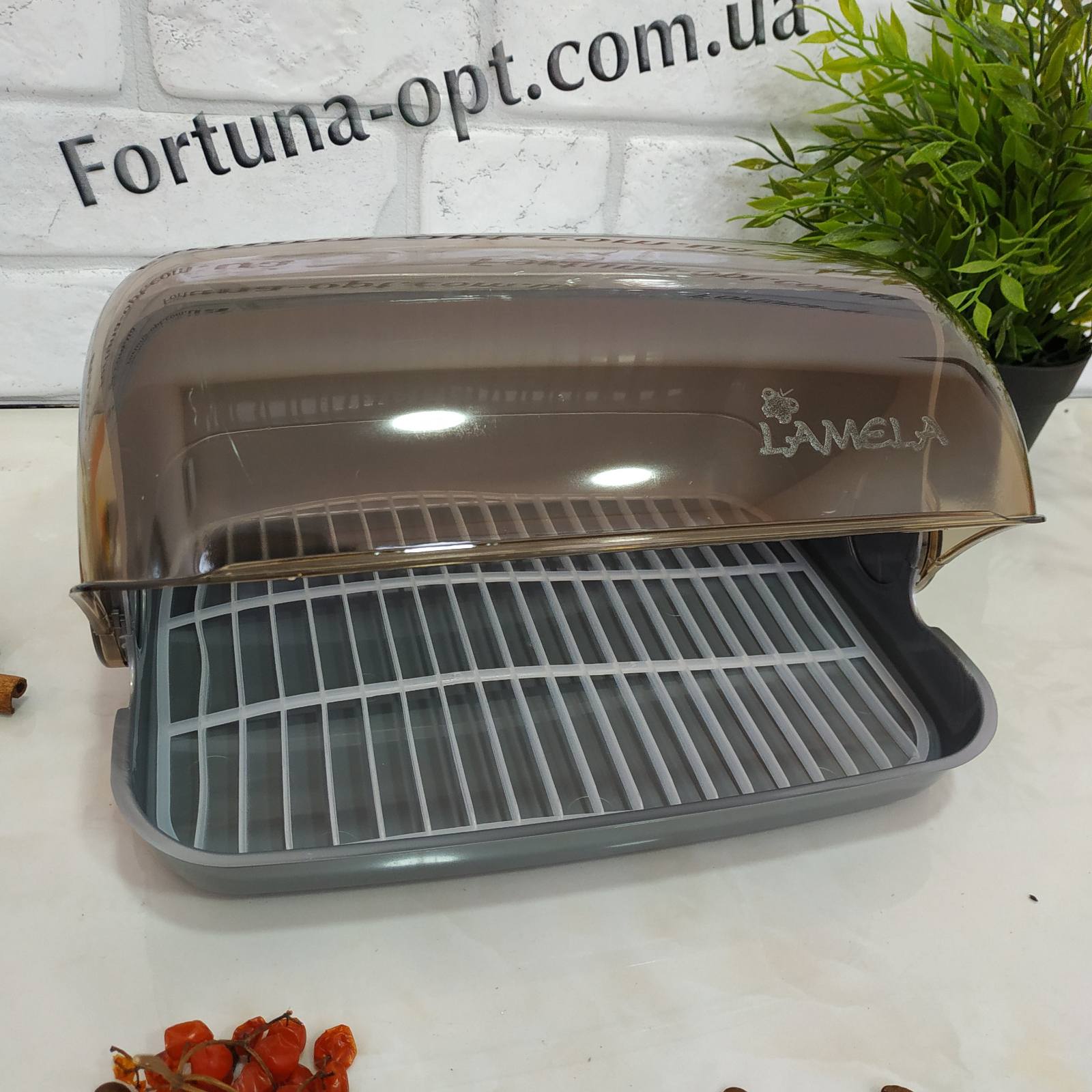 Хлебница пластиковая мини Ламела 0173 ✅ базовая цена 182.21 грн. ✔ Опт ✔ Скидки ✔ Заходите! - Интернет-магазин ✅ Фортуна-опт ✅ 