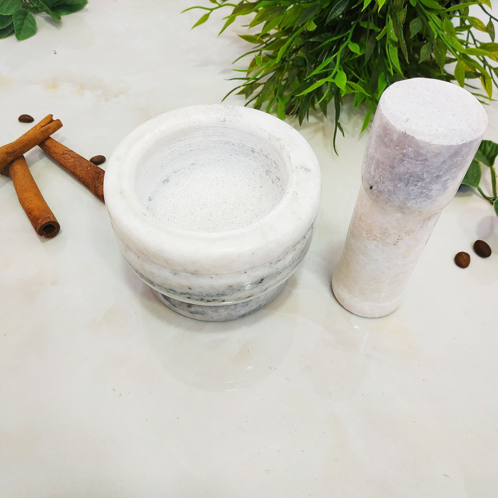 Ступка с пестиком мрамор А-Плюс 0540 ✅ базовая цена $5.10 ✔ Опт ✔ Скидки ✔ Заходите! - Интернет-магазин ✅ Фортуна-опт ✅