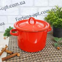 Кастрюля эмалированная 3,0л 16121/4 Красная ➜ Оптом и в розницу ✅ актуальная цена -Интернет магазин ✅ Фортуна ✅