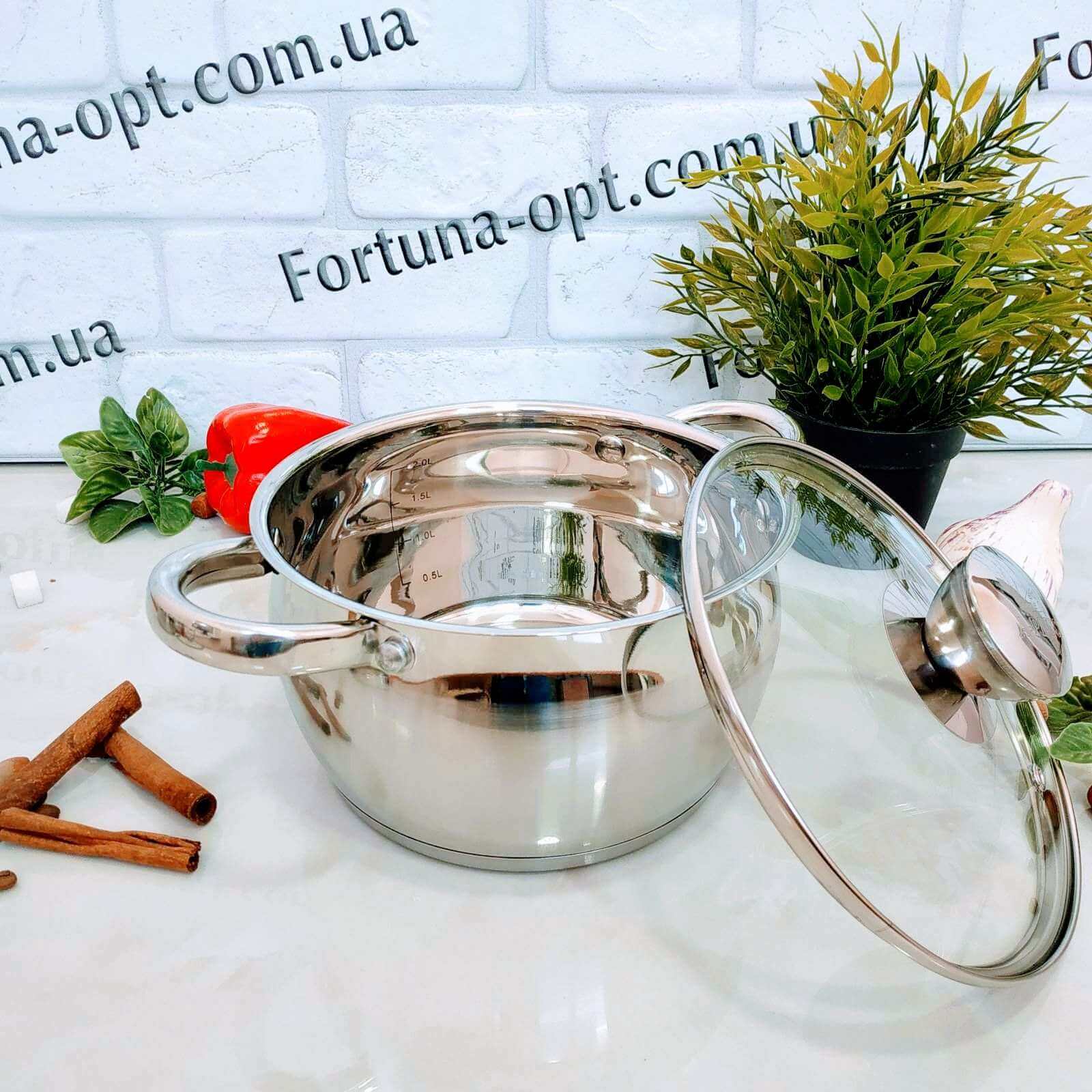 Набор кастрюль из нержавеющей стали A-Plus - 2182➜ Опт и розница ✅ актуальная цена -Интернет магазин ✅ Фортуна ✅