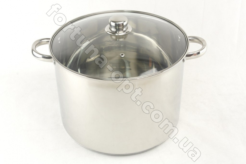 Кастрюля из нержавеющей стали А-Плюс - 1394 - 15,5 литров ✅ базовая цена $26.64 ✔ Опт ✔ Акции ✔ Заходите! - Интернет-магазин Fortuna-opt.com.ua.