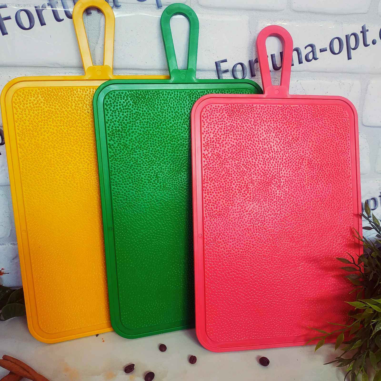 Доска разделочная пластиковая  с ручкой 3220 ✅ базовая цена 31.08 грн. ✔ Опт ✔ Скидки ✔ Заходите! - Интернет-магазин ✅ Фортуна-опт ✅