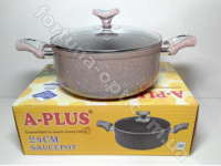 Казан мраморный A-Plus - 1731 - 1,7 л ✅ базовая цена $14.61 ✔ Опт ✔ Акции ✔ Заходите! - Интернет-магазин Fortuna-opt.com.ua.