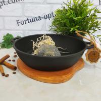 Жаровня чугунная литая без крышки 24х6см Т 102 ✅ базовая цена 442.01 грн. ✔ Опт ✔ Акции ✔ Заходите! - Интернет-магазин Fortuna-opt.com.ua.