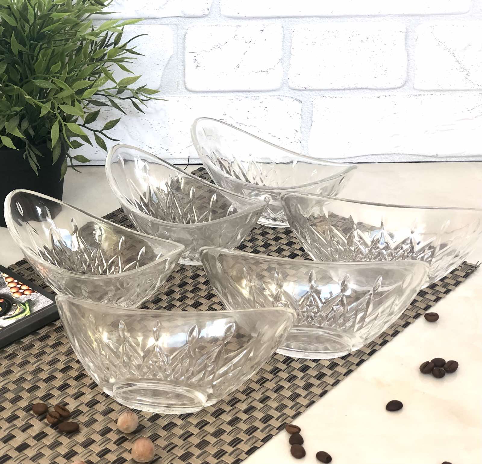 Набор стеклянных салатников 6 шт- 1315 ✅ базовая цена 180.62 грн. ✔ Опт ✔ Скидки ✔ Заходите! - Интернет-магазин ✅ Фортуна-опт ✅