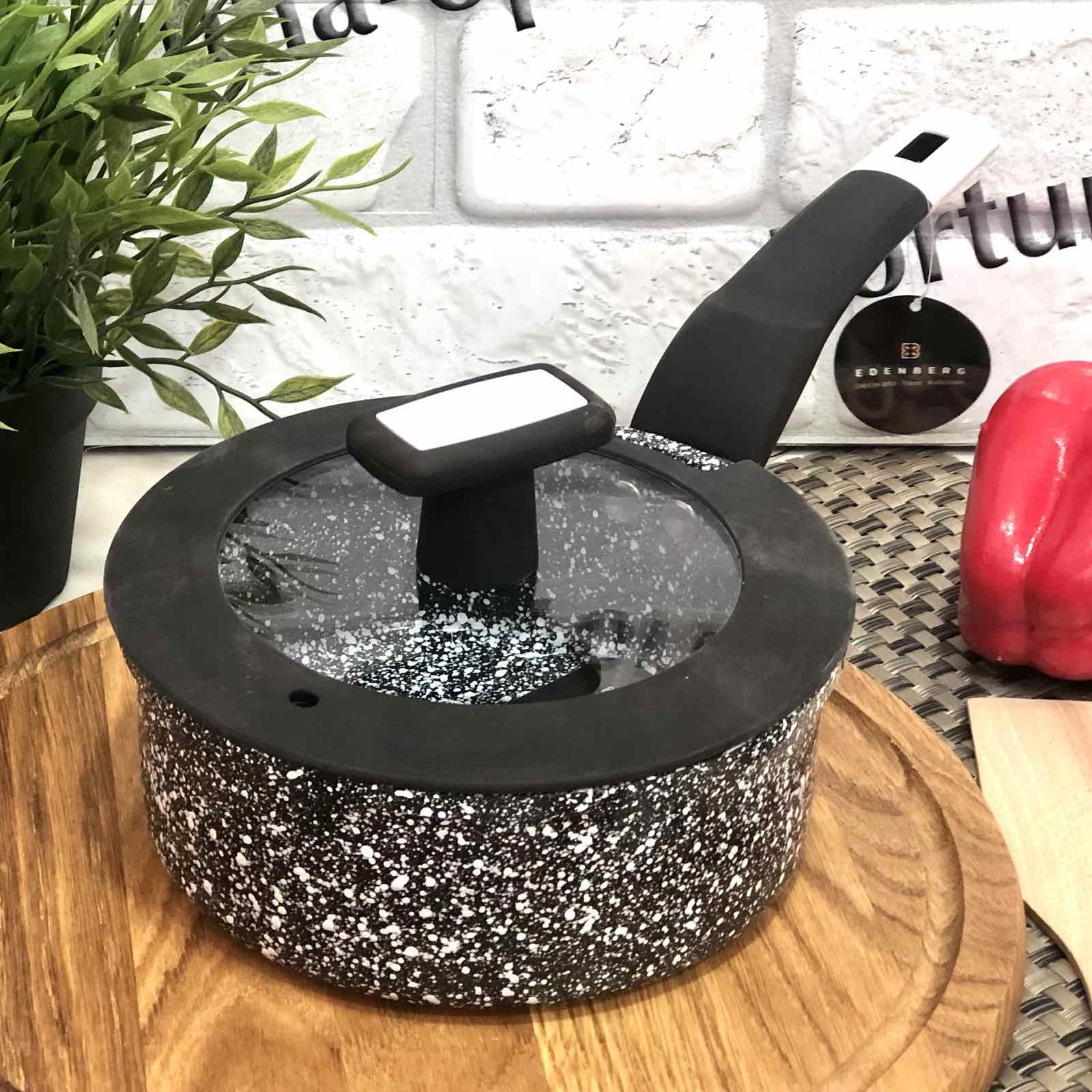 Сотейник из мрамора Edenberg EB - 3328 -1,9 л (18 см) ✅ базовая цена $15.56 ✔ Опт ✔ Скидки ✔ Заходите! - Интернет-магазин ✅ Фортуна-опт ✅