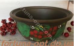 Пиала 200 мл рисованная из красной глины 7773 ➜ Оптом и в розницу ✅ актуальная цена - Интернет магазин ✅ Фортуна ✅