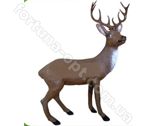 Олень стоящий 0215 (полимер) ➜ Оптом и в розницу ✅ актуальная цена -Интернет магазин ✅ Фортуна ✅