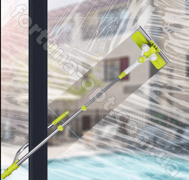 Швабра для окон с телелескопической ручкой TV 000191 ✅ базовая цена $14.88 ✔ Опт ✔ Скидки ✔ Заходите! - Интернет-магазин ✅ Фортуна-опт ✅