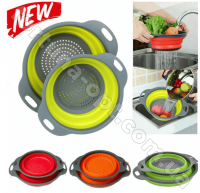 Набор дуршлагов силиконовых складных 7105  ✅ базовая цена $3.40 ✔ Опт ✔ Акции ✔ Заходите! - Интернет-магазин Fortuna-opt.com.ua.