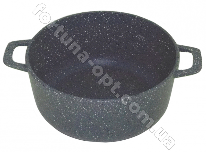 Казан - кастрюля со стеклянной крышкой темно - серый гранит Талко AD 3202 - 2 л ✅ базовая цена 469.93 грн. ✔ Опт ✔ Скидки ✔ Заходите! - Интернет-магазин ✅ Фортуна-опт ✅