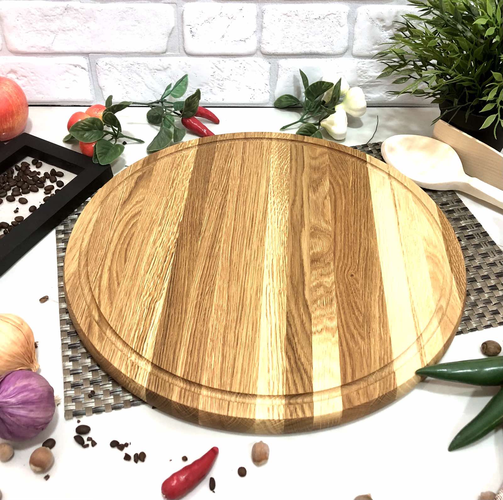 Доска для пиццы Ясень 50см 5050пц ✅ базовая цена 328 грн. ✔ Опт ✔ Скидки ✔ Заходите! - Интернет-магазин ✅ Фортуна-опт ✅