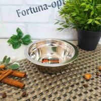 Миска нержавеющая д-16 0599 ✅ базовая цена 36.76 грн. ✔ Опт ✔ Акции ✔ Заходите! - Интернет-магазин Fortuna-opt.com.ua. 