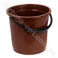 Ведро пластиковое 12 л без крышки цветное - 0753 ✅ базовая цена 43.57 грн. ✔ Опт ✔ Акции ✔ Заходите! - Интернет-магазин Fortuna-opt.com.ua.