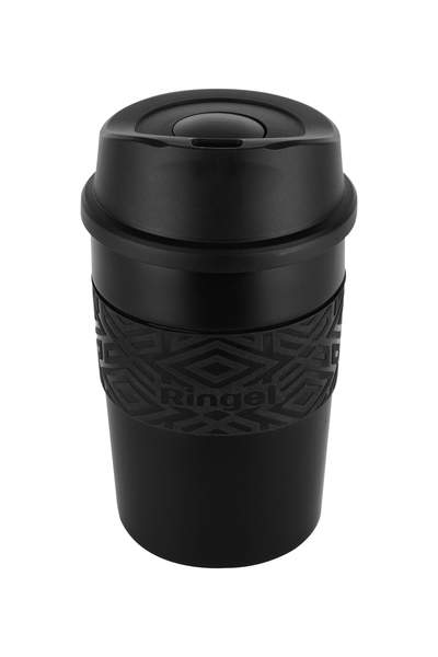 Термокружка 380 мл "RINGEL BOSS" черная 6132-380/1 ➜ фото ➜ розн цена 272.28 грн. - Интернет-магазин ✅ Fortuna-opt.com.ua. ✅