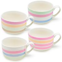 Чашка-супница 450 мл "Glaze полоска" 88088(Ст) ✅ базовая цена $2.15 ✔ Опт ✔ Акции ✔ Заходите! - Интернет-магазин Fortuna-opt.com.ua.