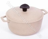 Казан - кастрюля с алюминиевой крышкой светло - серый гранит Талко AA 3006 - 6 л ✅ базовая цена 767.40 грн. ✔ Опт ✔ Акции ✔ Заходите! - Интернет-магазин Fortuna-opt.com.ua.