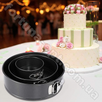 Набор разъемных форм для выпечки Empire EM - 9845 (3 шт) ➜ Оптом и в розницу ✅ актуальная цена -Интернет магазин ✅ Фортуна ✅