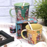 Чашка керамическая с ложкой 320 мл Символ года - 2640  ✅ базовая цена 39.25 грн. ✔ Опт ✔ Акции ✔ Заходите! - Интернет-магазин Fortuna-opt.com.ua.