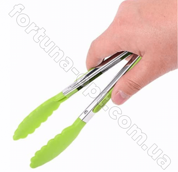 Щипцы кухонные 18 см силиконовые A-Plus - 1829  ✅ базовая цена $1.61 ✔ Опт ✔ Скидки ✔ Заходите! - Интернет-магазин ✅ Фортуна-опт ✅