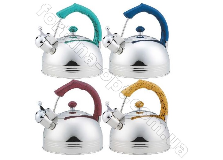 Чайник со свистком (нержавейка) Edenberg EB - 3532 (3 л) ✅ базовая цена $9.52 ✔ Опт ✔ Скидки ✔ Заходите! - Интернет-магазин ✅ Фортуна-опт ✅