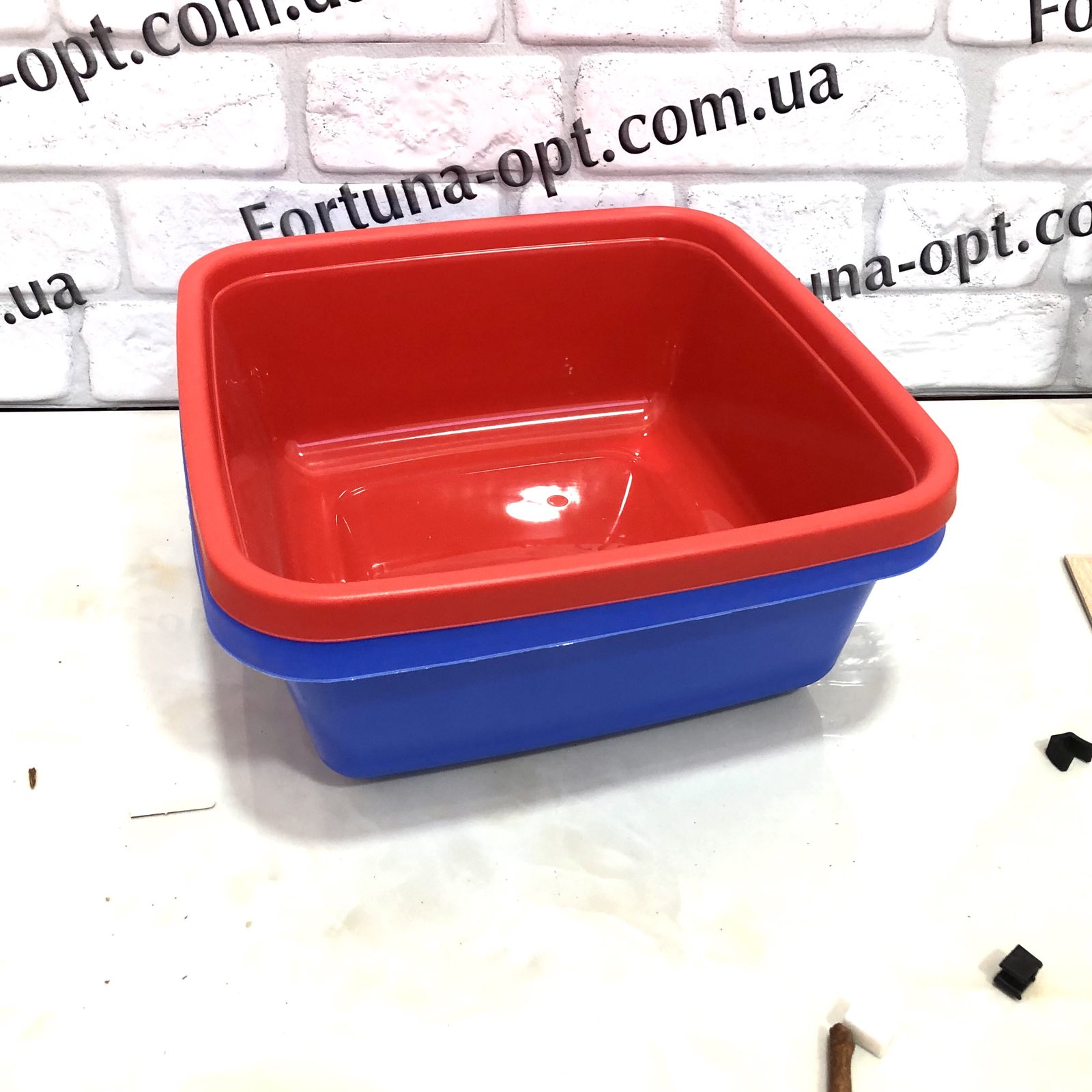 Таз  9л квадратный (Х-2) 0066 ✅ базовая цена 28.50 грн. ✔ Опт ✔ Скидки ✔ Заходите! - Интернет-магазин ✅ Фортуна-опт ✅