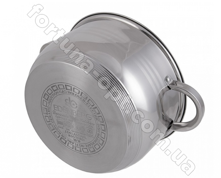 Набор посуды из нержавеющей стали Edenberg ЕВ - 4039➜ Опт и розница ✅ актуальная цена -Интернет магазин ✅ Фортуна ✅