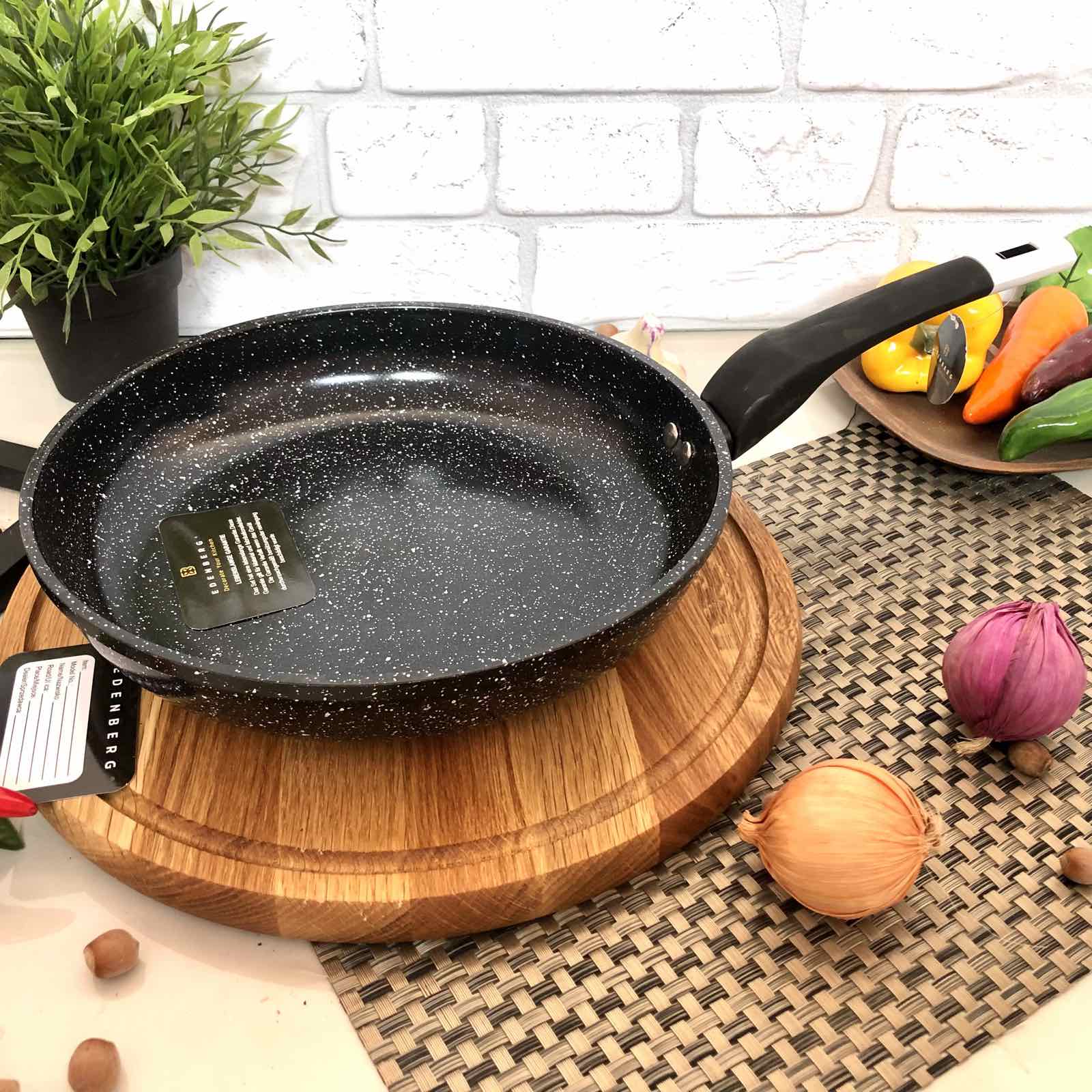 Сковорода Вок Edenberg EB - 4129 - 26 см, 3 л ✅ базовая цена $14.10 ✔ Опт ✔ Скидки ✔ Заходите! - Интернет-магазин ✅ Фортуна-опт ✅