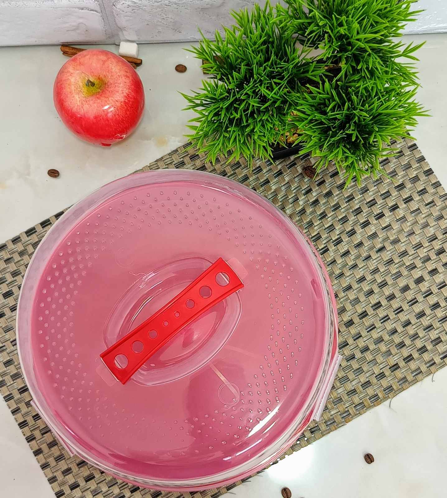 Тортовница пласт. с крышкой 28 см 02082 ✅ базовая цена $3.01 ✔ Опт ✔ Скидки ✔ Заходите! - Интернет-магазин ✅ Фортуна-опт ✅