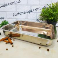 Противень для запекания (нержавеющая сталь) A-Plus - 0765  ➜ Оптом и в розницу ✅ актуальная цена -Интернет магазин ✅ Фортуна ✅