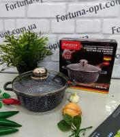 Казан 1.4л A-Plus 16см круглый мрамор 3018 ✅ базовая цена $9.71 ✔ Опт ✔ Акции ✔ Заходите! - Интернет-магазин Fortuna-opt.com.ua.