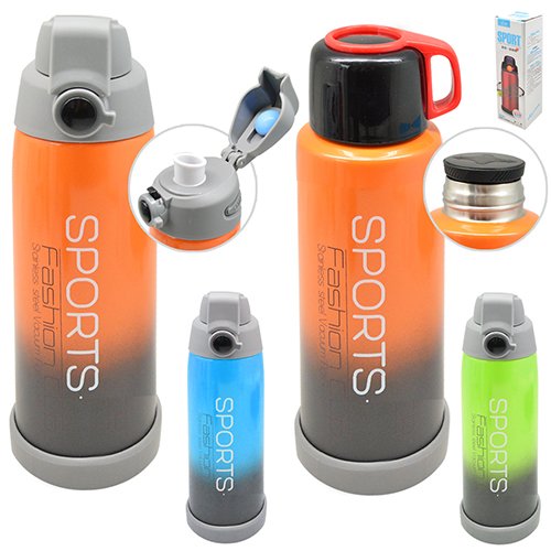 Термос с поилкой нержавейка 600 мл "Sport" Stenson - 3892-06  ➜ фото ➜ розн цена $7.36 - Интернет-магазин ✅ Fortuna-opt.com.ua. ✅