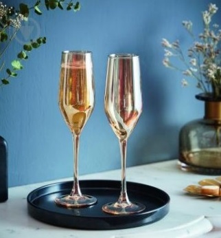 Набор бокалов для шампанского с золотом Luminarc Золотой мёд 160 мл 4 шт- 9307 ✅ базовая цена 305.80 грн. ✔ Опт ✔ Скидки ✔ Заходите! - Интернет-магазин ✅ Фортуна-опт ✅