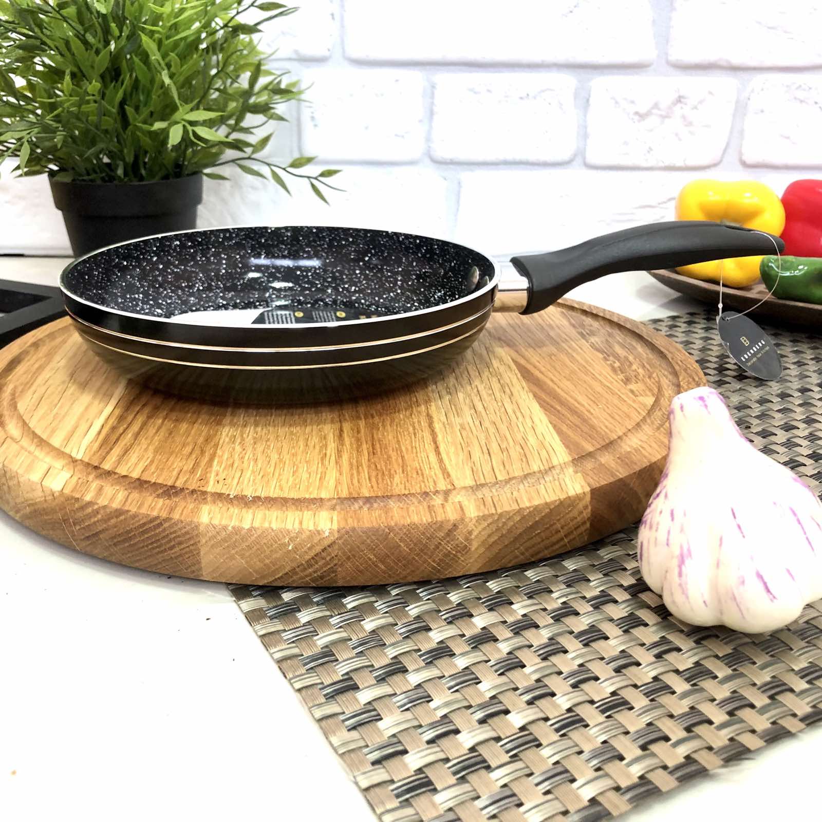 Сковорода с 3-х слойным мраморным покрытием Edenberg EB - 754 - 20см ✅ базовая цена $5.68 ✔ Опт ✔ Скидки ✔ Заходите! - Интернет-магазин ✅ Фортуна-опт ✅